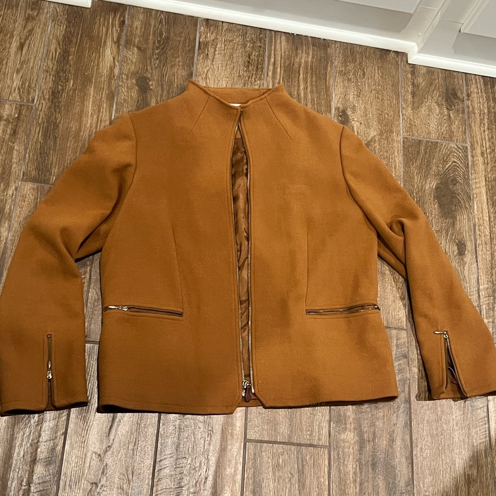 NWOT Dana Buchman Zipper Coat